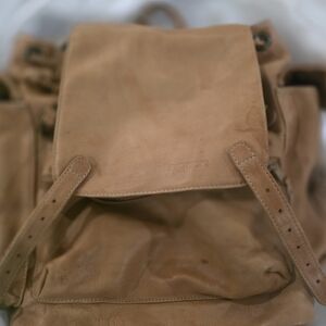 Ellington Tan Leather Backpack